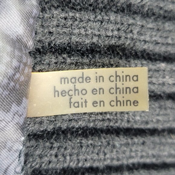 GUESS Wool Jacket S  Black Long Sleeve Zip/Toggle/Snap Closure Removable Hood - Picture 10 of 10